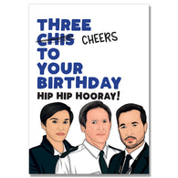 Three Chis Birthday Card